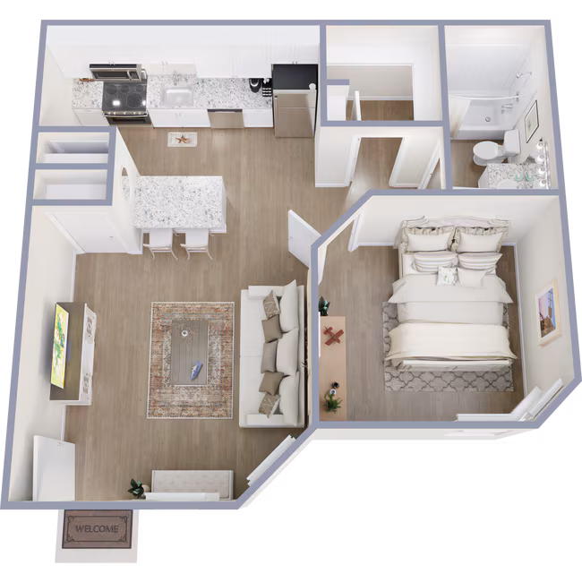 Unit 202 1010 floor plan